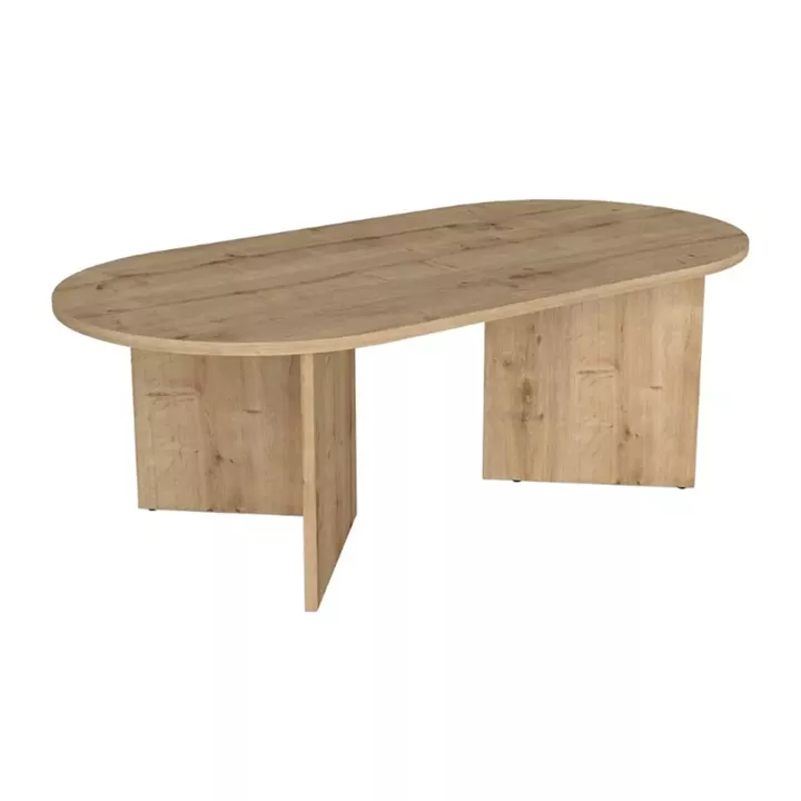 Τραπεζάκι σαλονιού Cortado Megapap χρώμα sapphire oak 120x60x39,6εκ.