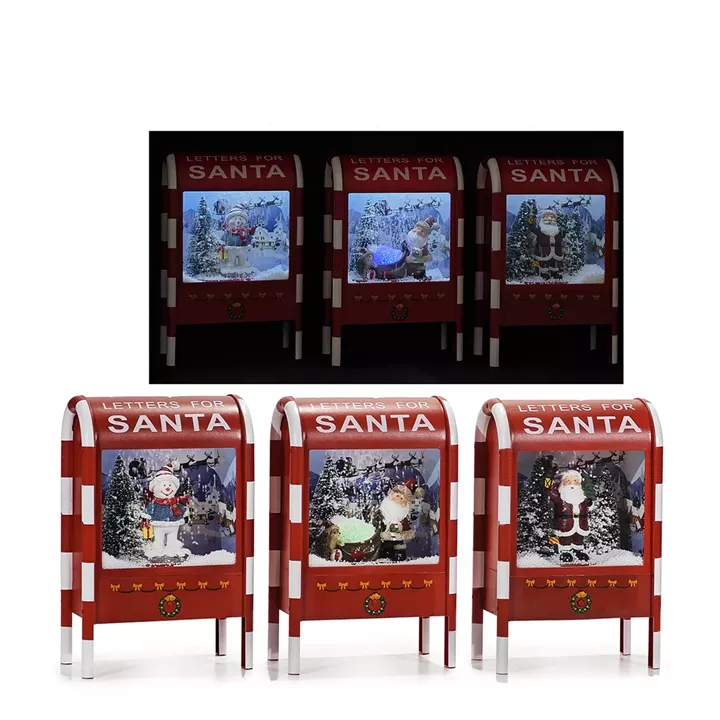 Χριστουγεννιάτικο Γραμματοκιβώτιο Με Φως, Μουσική Και Κίνηση 21x12.5x33cm