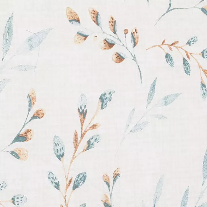 Σετ παπλωματοθήκη Lendell Cotton Box 4 τμχ Διπλή (200x220) χρώμα μέντα - λευκό