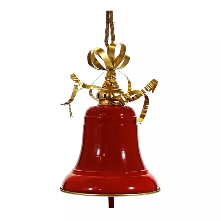 Χριστουγεννιάτικο Κρεμαστό Καμπανάκι Κόκκινο 45cm