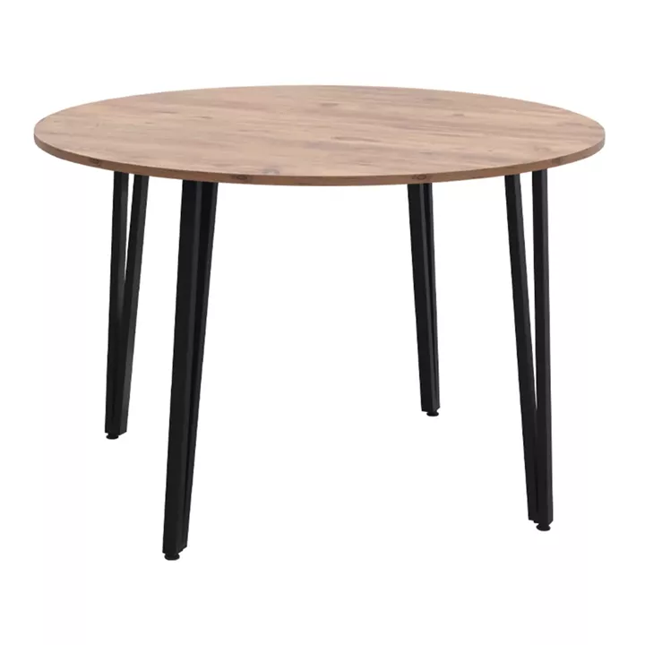 Τραπέζι Zeno Megapap χρώμα ακακίας Ø110x73,5εκ.