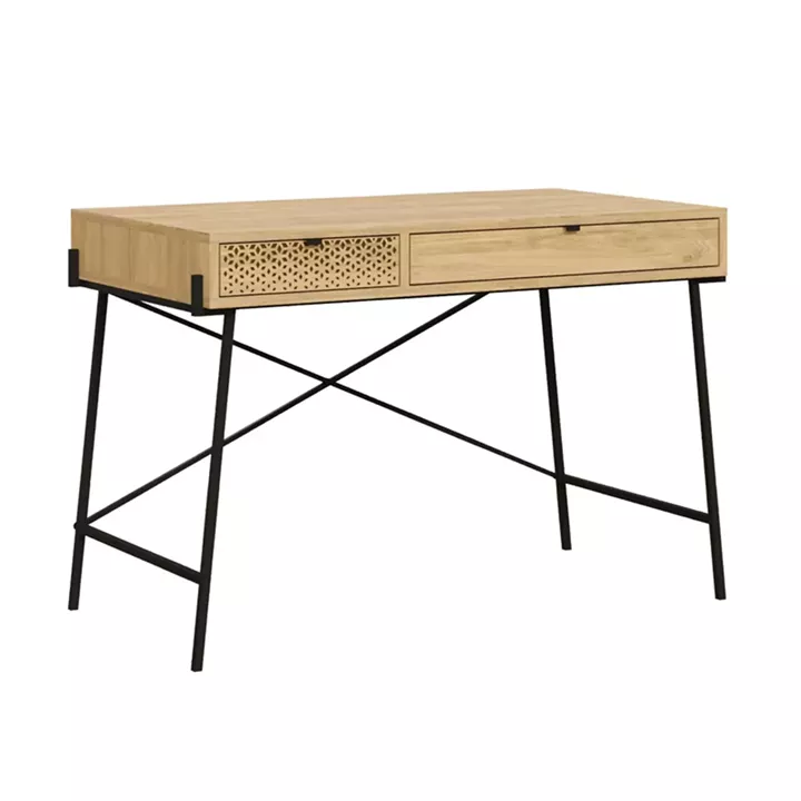 Γραφείο εργασίας Naive Megapap χρώμα sapphire oak 113,4x60x77,5εκ.