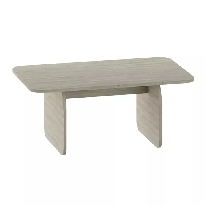 Τραπεζάκι σαλονιού Pietra Megapap χρώμα neo travertine 100x60x41,8εκ.