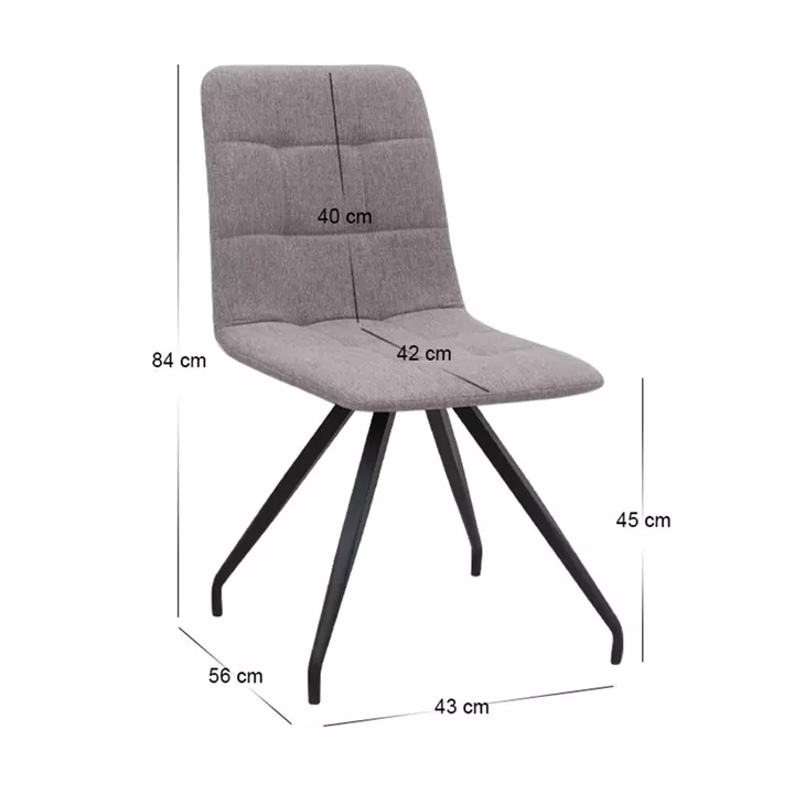 Σετ τραπεζαρία 5τμχ Roger - Bianca Megapap Mdf - ύφασμα χρώμα ακακίας - ανοιχτό μπεζ 120x70x75εκ.