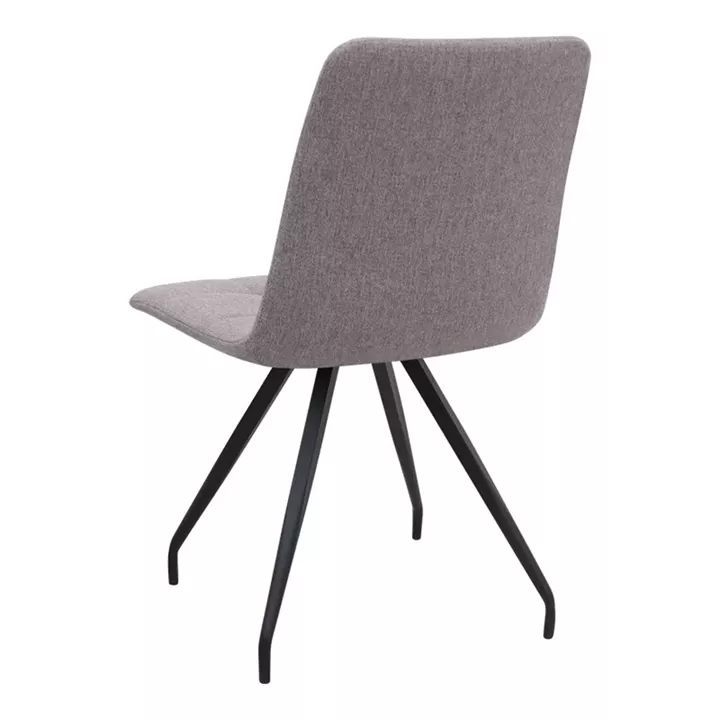 Σετ τραπεζαρία 5τμχ Roger - Bianca Megapap Mdf - ύφασμα χρώμα ακακίας - ανοιχτό μπεζ 120x70x75εκ.