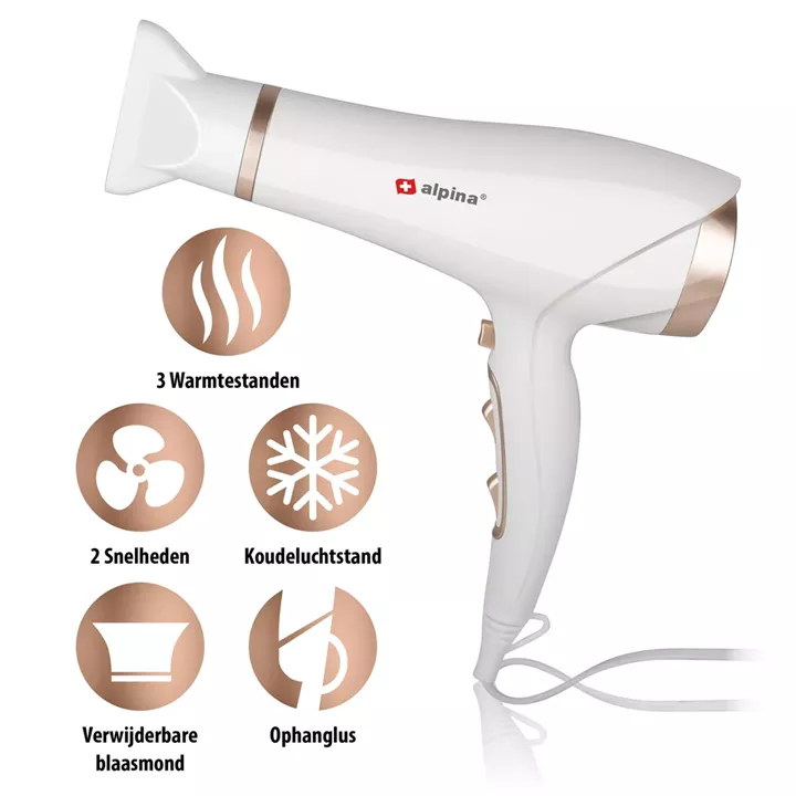 Στεγνωτήρας Μαλλιών 1900-2300W ALPINA