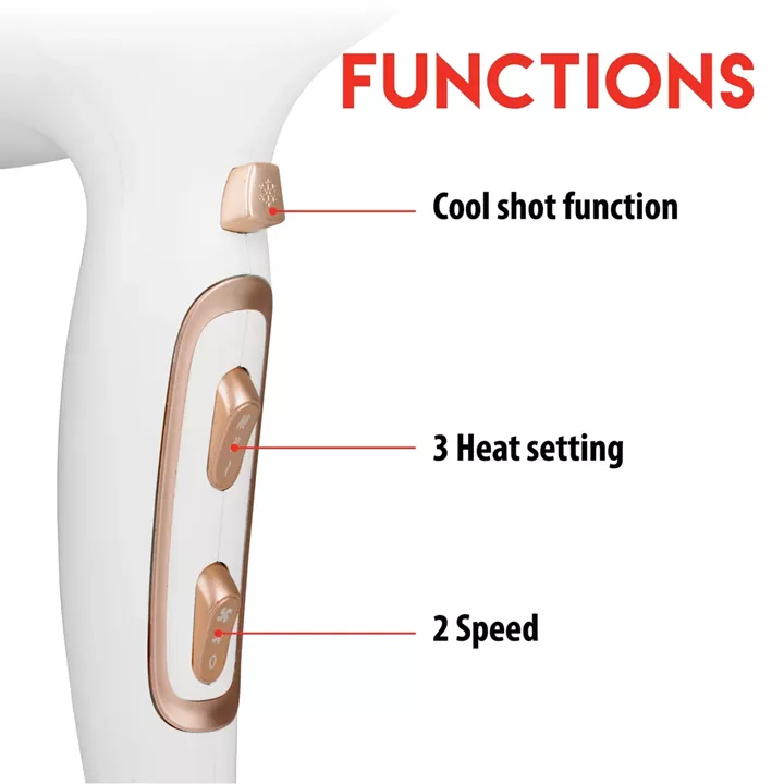 Στεγνωτήρας Μαλλιών 1900-2300W ALPINA