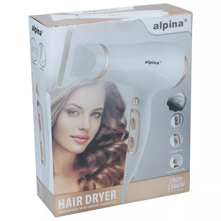 Στεγνωτήρας Μαλλιών 1900-2300W ALPINA