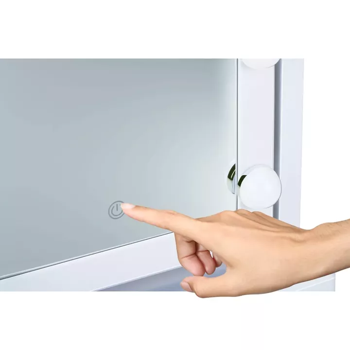 Καθρέφτης Καλλυντικών με Φωτισμό LED 2 Σχέδια