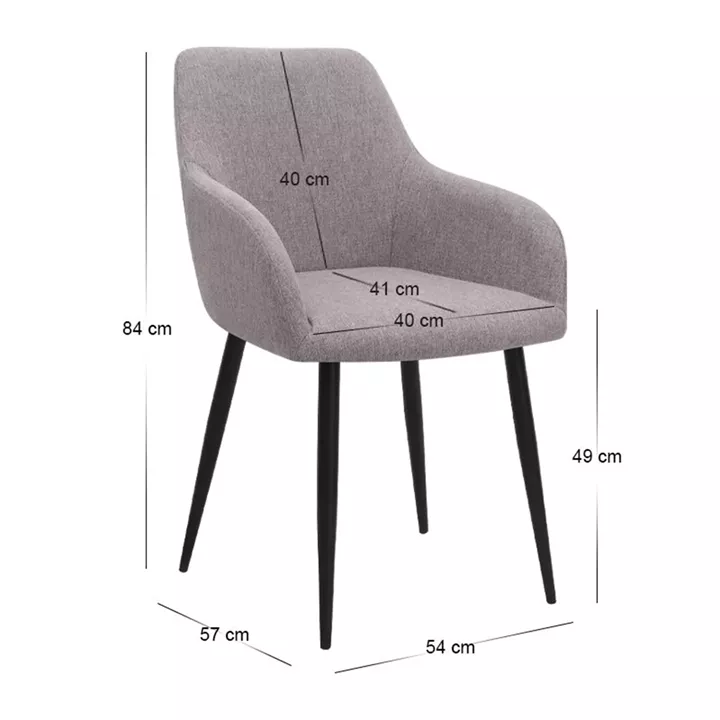 Σετ τραπεζαρία 5τμχ Rubes - Monica Megapap χρώμα φυσικό οξιάς - ανοιχτό μπεζ Ø100x78εκ.