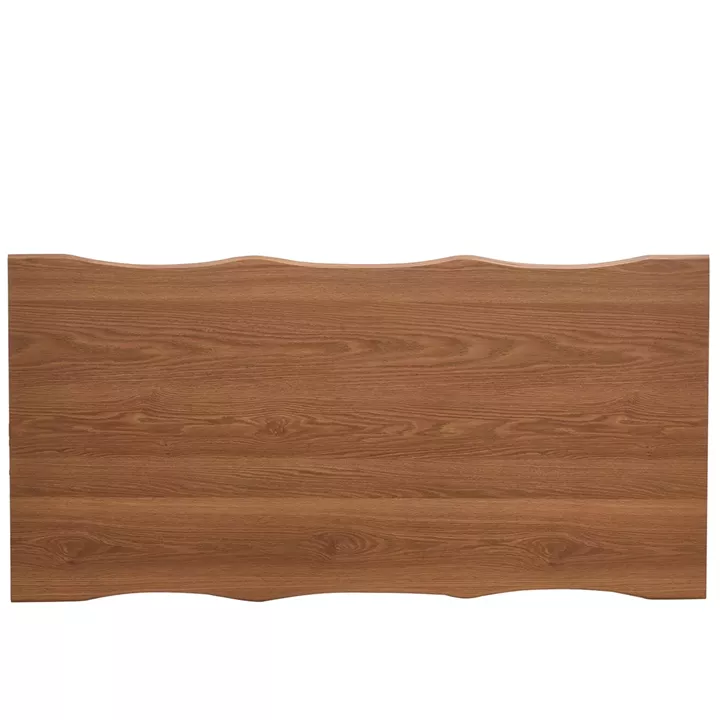 Τραπέζι Τραπεζαρίας ArteLibre AEMON Σκούρο Ακακία/Μαύρο Μέταλλο/Μοριοσανίδα 180x90x75cm