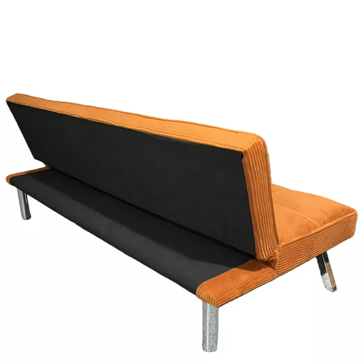 Καναπές Κρεβάτι ArteLibre ELVORE Κεχριμπάρι Ύφασμα/Ξύλο 190x83x74cm