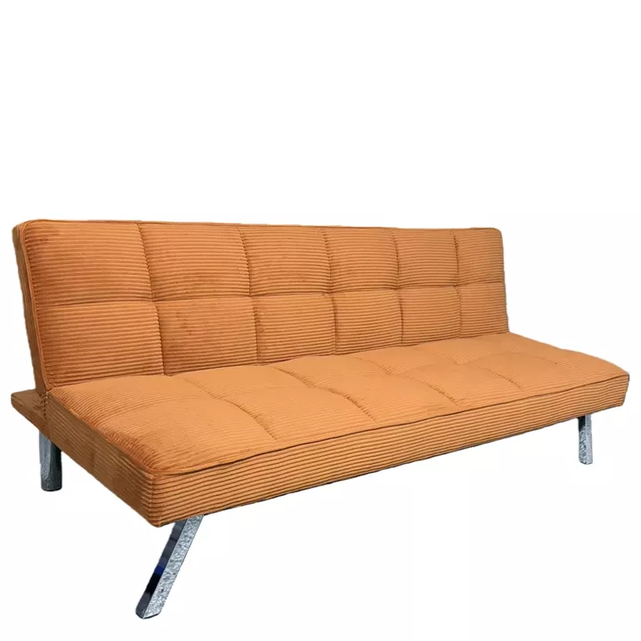 Καναπές Κρεβάτι ArteLibre ELVORE Κεχριμπάρι Ύφασμα/Ξύλο 190x83x74cm