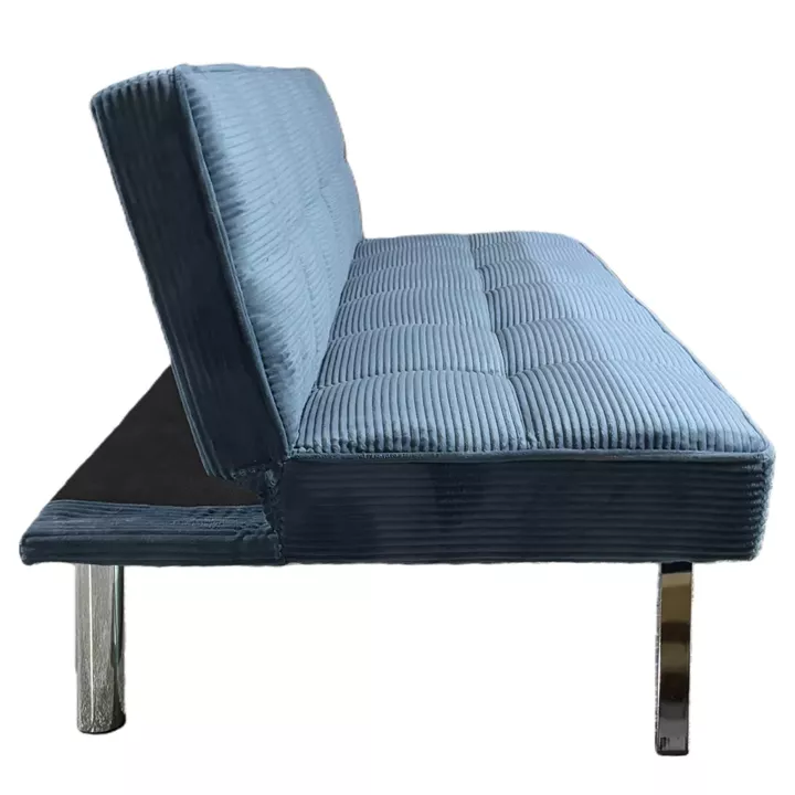 Καναπές Κρεβάτι ArteLibre ELVORE Μπλε Ύφασμα/Ξύλο 190x83x74cm