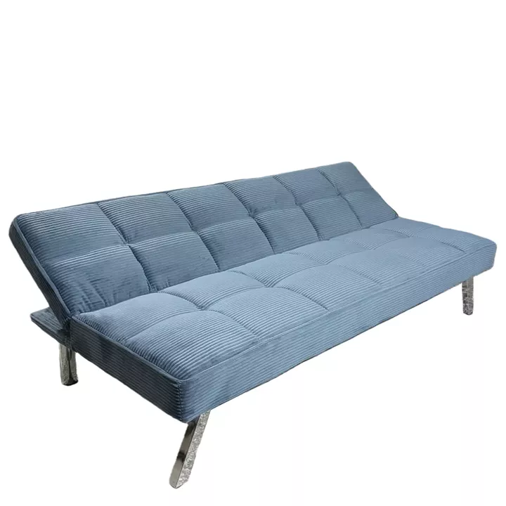 Καναπές Κρεβάτι ArteLibre ELVORE Μπλε Ύφασμα/Ξύλο 190x83x74cm