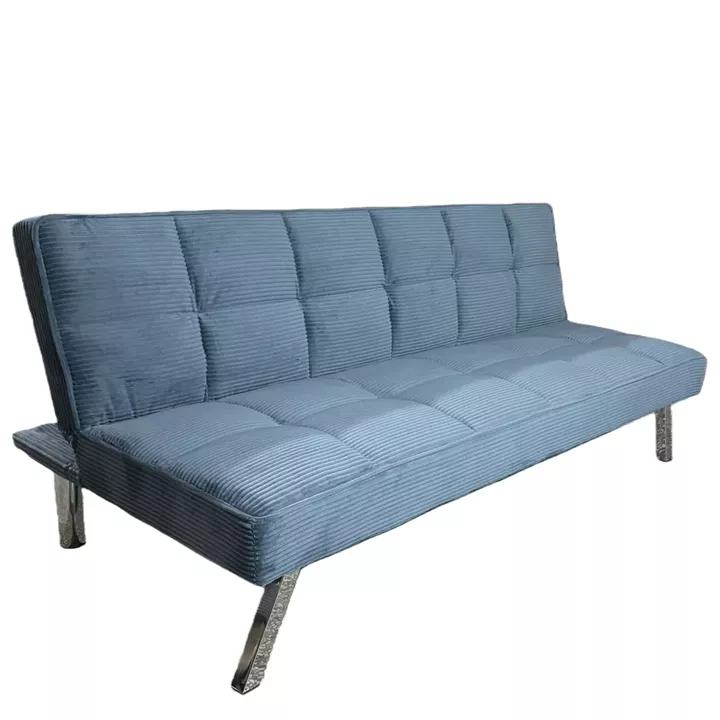 Καναπές Κρεβάτι ArteLibre ELVORE Μπλε Ύφασμα/Ξύλο 190x83x74cm