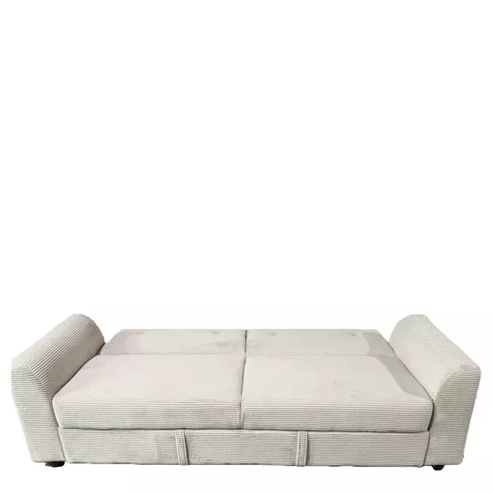 Καναπές Κρεβάτι ArteLibre VALMERO Μπεζ Ύφασμα/Ξύλο 216x85x85cm