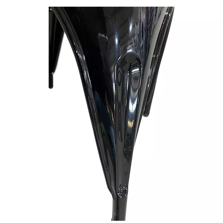 Καρέκλα ArteLibre Βιομηχανικού Τύπου Vintage TOLIKO Μαύρο Μέταλλο 44x49x84cm