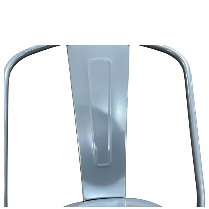 Καρέκλα ArteLibre Βιομηχανικού Τύπου Vintage TOLIKO Γκρι Μέταλλο 44x49x84cm