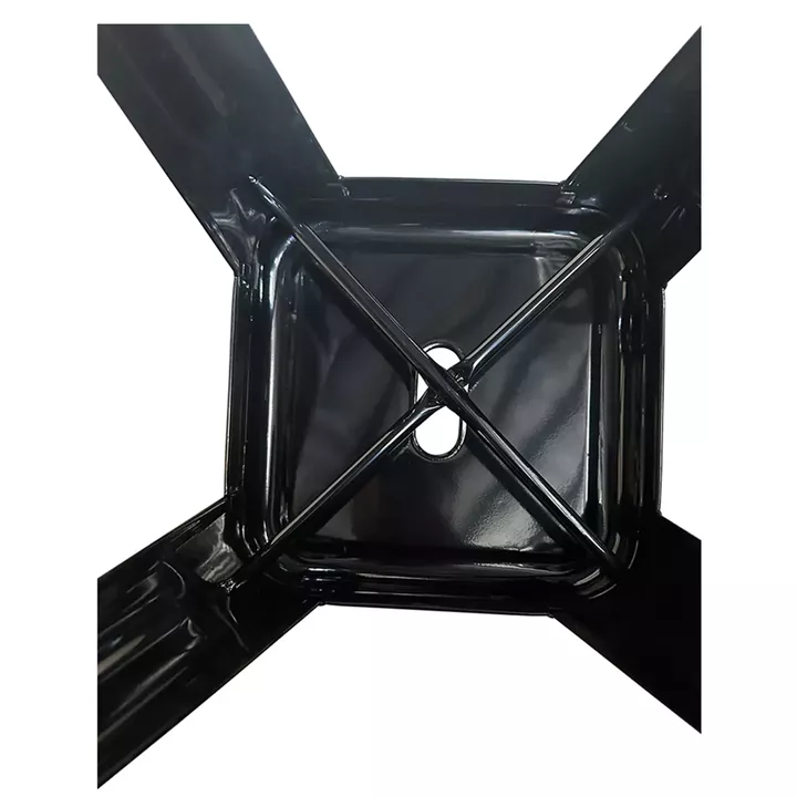 Σκαμπό ArteLibre Βιομηχανικού Τύπου Vintage VELINO Μαύρο Μέταλλο 38x38x45cm