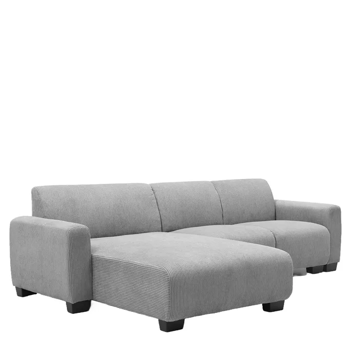 Καναπές Γωνιακός Αναστρέψιμος ArteLibre TRIANA Γκρι Ύφασμα 287x161x71cm