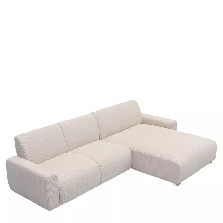 Καναπές Γωνιακός Αναστρέψιμος ArteLibre TRIANA Μπεζ Ύφασμα 287x161x71cm