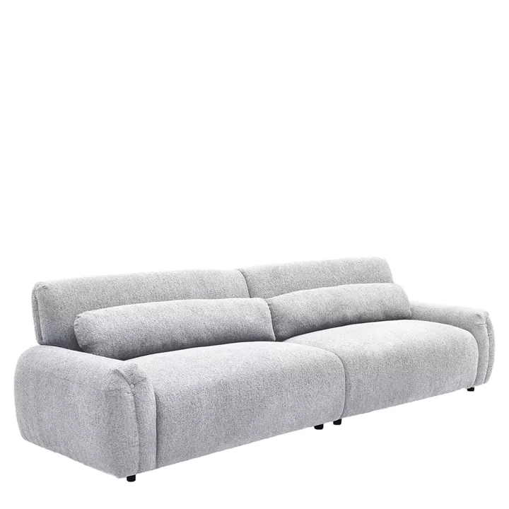 Καναπές Τετραθέσιος ArteLibre VORTICA Γκρι Ύφασμα 280x85x78cm