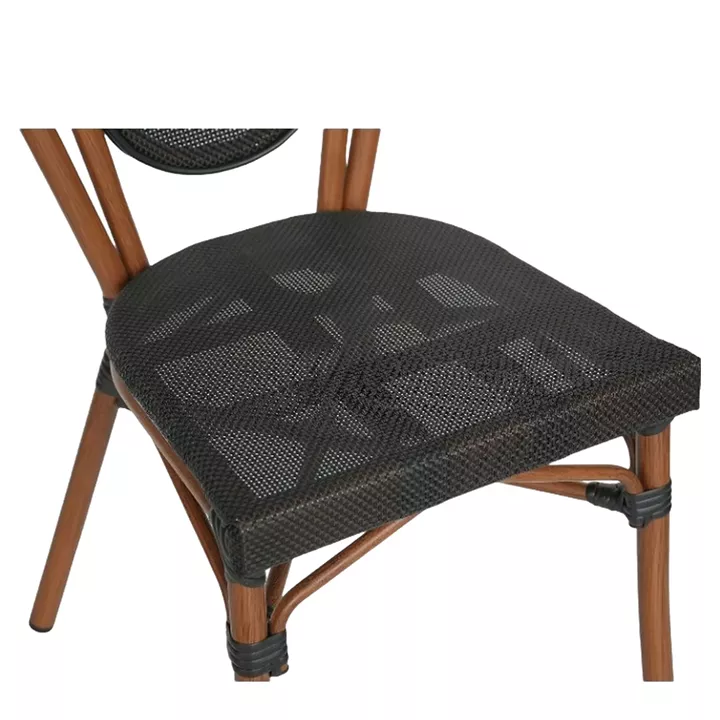 Καρέκλα Κήπου ArteLibre TULUM Καφέ/Ανθρακί Αλουμίνιο/Rattan 44x56x90cm
