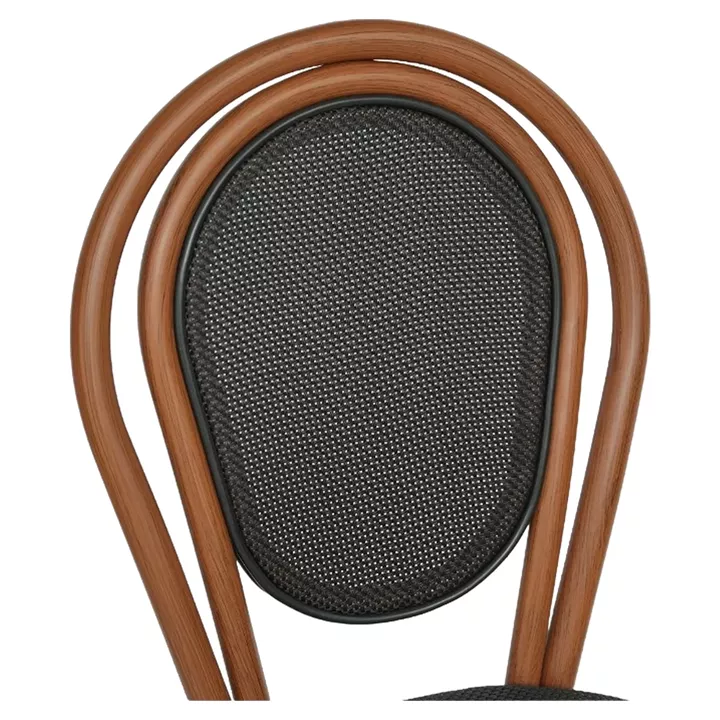 Καρέκλα Κήπου ArteLibre TULUM Καφέ/Ανθρακί Αλουμίνιο/Rattan 44x56x90cm
