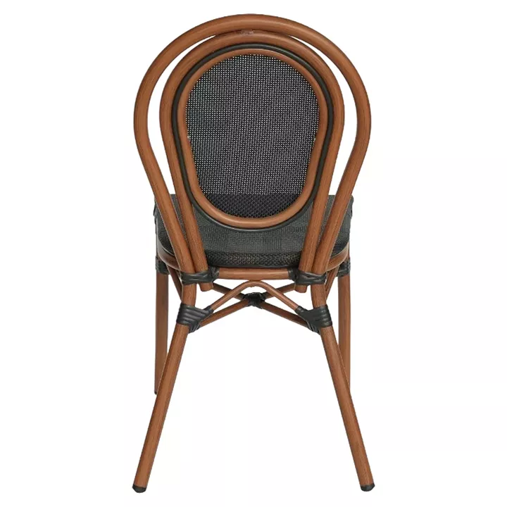 Καρέκλα Κήπου ArteLibre TULUM Καφέ/Ανθρακί Αλουμίνιο/Rattan 44x56x90cm