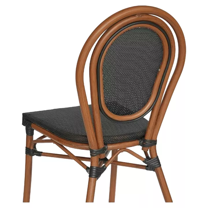 Καρέκλα Κήπου ArteLibre TULUM Καφέ/Ανθρακί Αλουμίνιο/Rattan 44x56x90cm