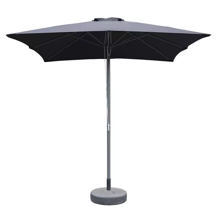 Ομπρέλα Κήπου ArteLibre MELIOR Μαύρο/Ανθρακί Αλουμίνιο/Polyester Φ2.2x2.2m