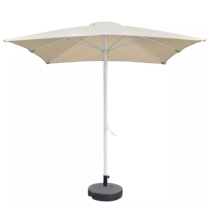 Ομπρέλα Κήπου ArteLibre MELIOR Μπεζ/Λευκό Αλουμίνιο/Polyester Φ2.2x2.2m