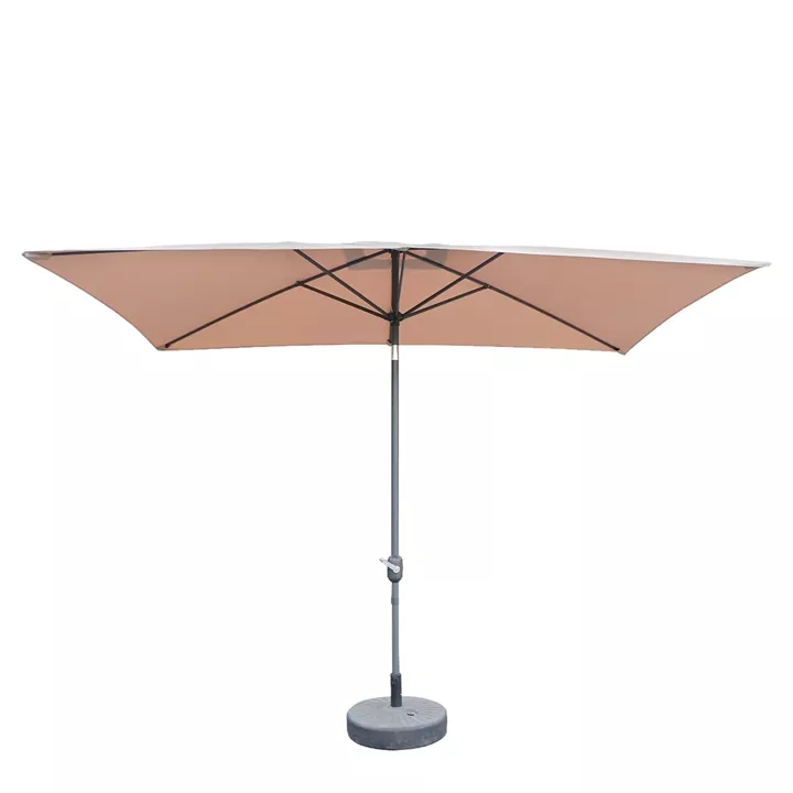 Ομπρέλα Κήπου ArteLibre ARONA Μόκα/Ανθρακί Αλουμίνιο/Polyester 3x2x2.53m