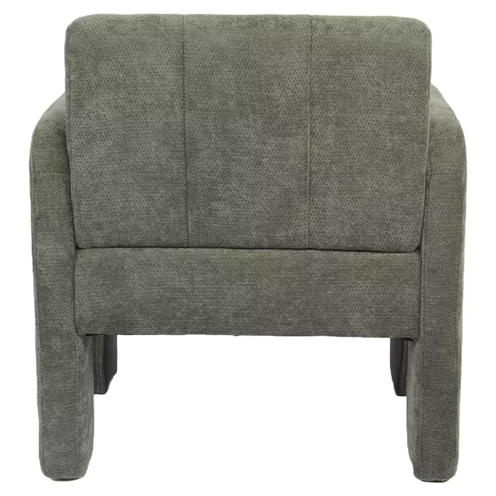 Πολυθρόνα ArteLibre VELORA Πράσινο Ύφασμα/Ξύλο 75x68x69cm