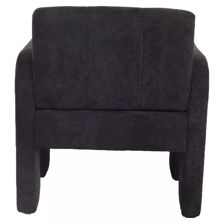 Πολυθρόνα ArteLibre VELORA Γκρι Σκούρο Ύφασμα/Ξύλο 75x68x69cm