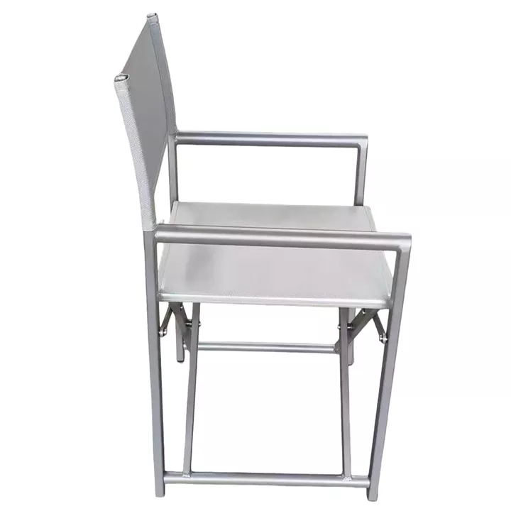 Καρέκλα Σκηνοθέτη ArteLibre TERALLIS Γκρι Ανοιχτό Ύφασμα/Αλουμίνιο 56x48x86cm