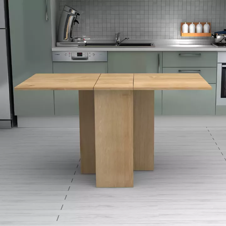 Τραπέζι Pepe Megapap επεκτεινόμενο χρώμα φυσικό οξιάς 28(56+56)x77x75εκ.