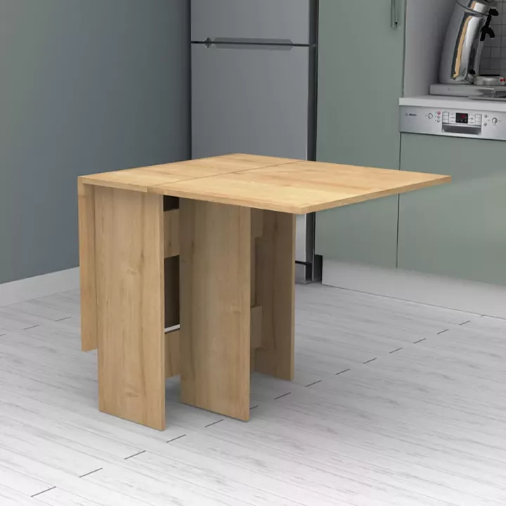 Τραπέζι Pepe Megapap επεκτεινόμενο χρώμα φυσικό οξιάς 28(56+56)x77x75εκ.