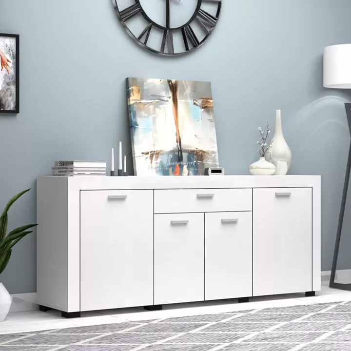 Μπουφές Joseph Megapap χρώμα λευκό 177x40x76εκ.