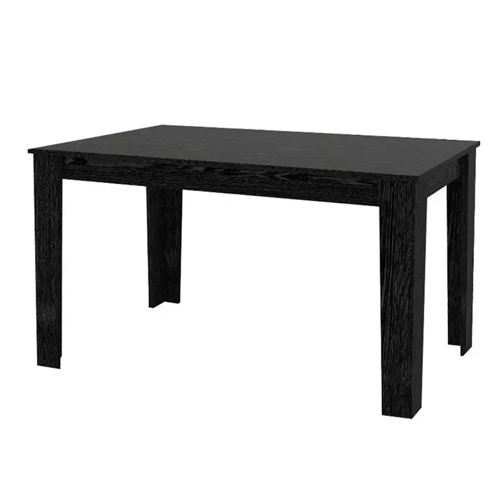 Σετ τραπεζαρία 5τμχ Darlen - Chiara Megapap χρώμα sencron black - πράσινο 125x72x74εκ.