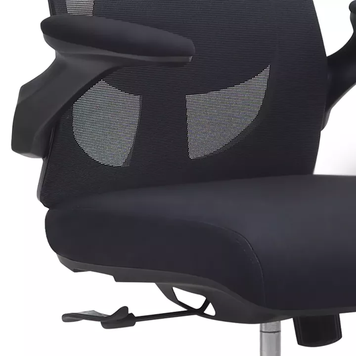 Καρέκλα γραφείου διευθυντική Belora Megapap με ύφασμα Mesh χρώμα μαύρο 63,5x62x117/127εκ.