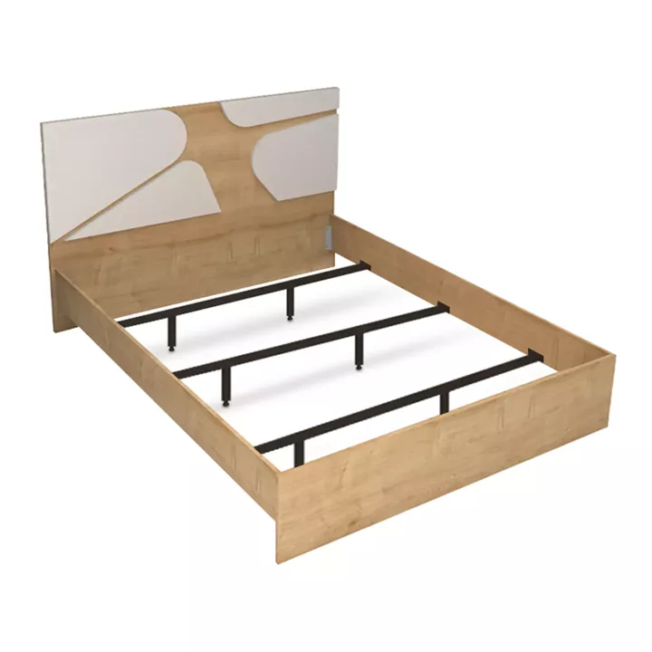 Κρεβάτι Bergamo Megapap χρώμα φυσικό οξιάς 160x200εκ.