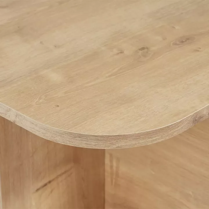 Τραπεζάκι σαλονιού Becaj Megapap χρώμα sapphire oak 120x60x41,4εκ.