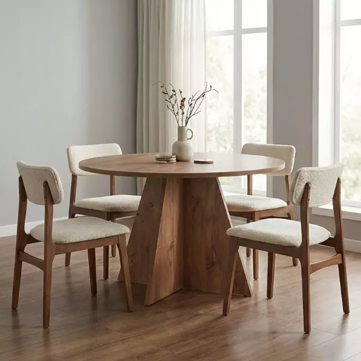 Τραπέζι Virela Megapap χρώμα atlantic pine Ø120x75εκ.