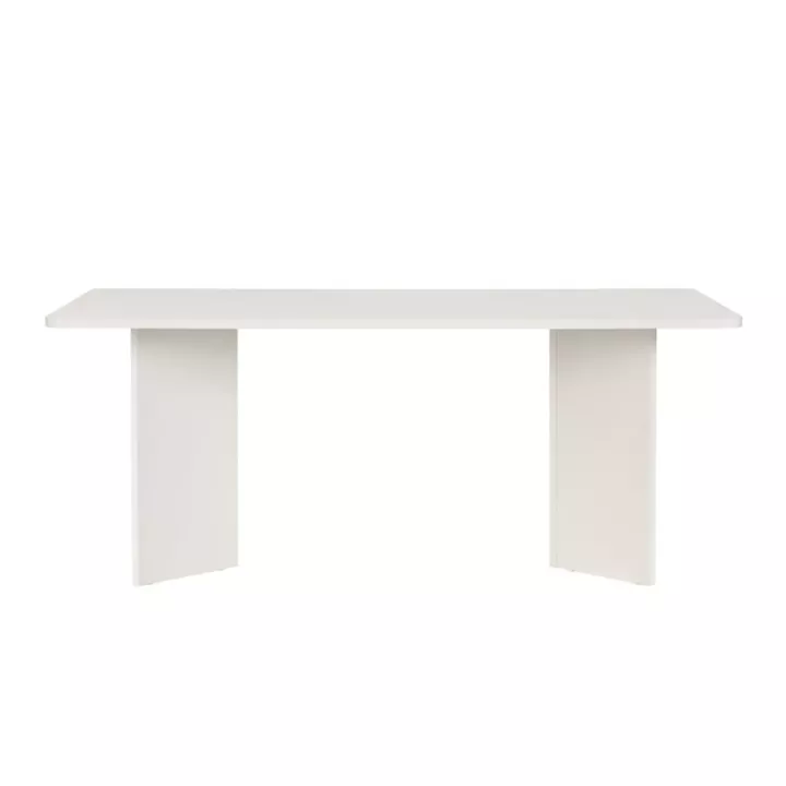 Τραπέζι Linza Megapap χρώμα λευκό 180x90x75εκ.