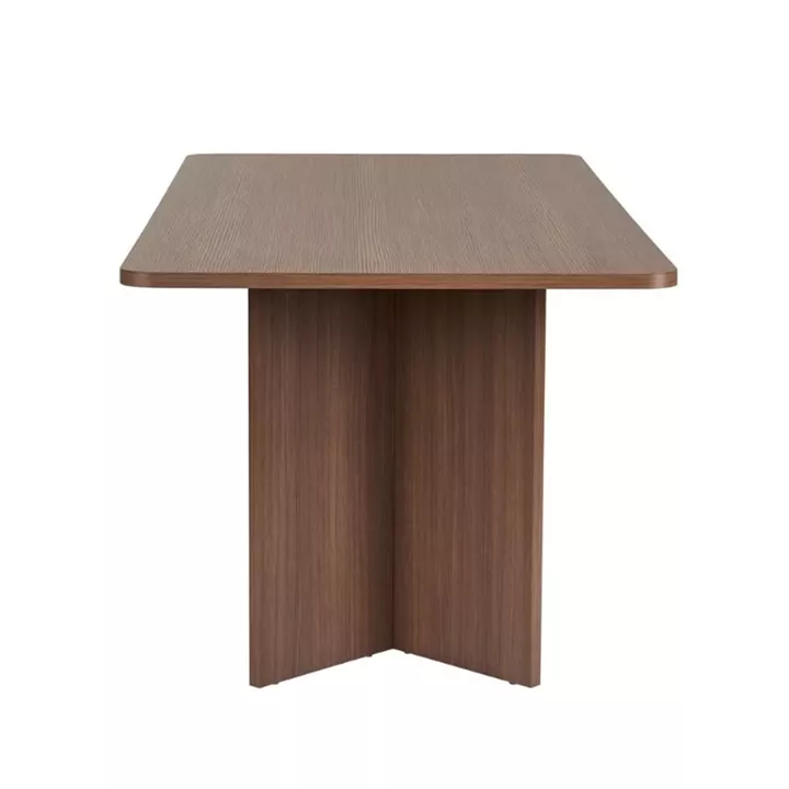 Τραπέζι Linza Megapap χρώμα καρυδί 180x90x75εκ.