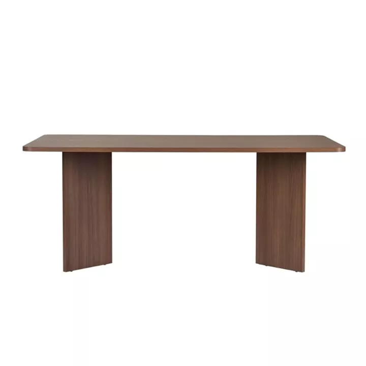 Τραπέζι Linza Megapap χρώμα καρυδί 180x90x75εκ.