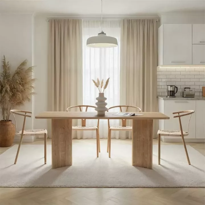 Τραπέζι Linza Megapap χρώμα honey oak 180x90x75εκ.