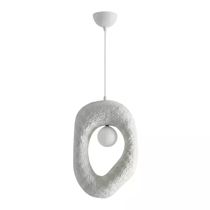 Φωτιστικό οροφής Zoga Megapap G9 fiberglass μονόφωτο χρώμα λευκό 30x12x90εκ.